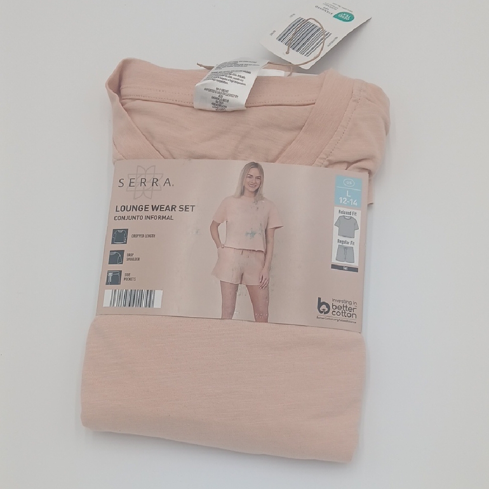 Serra Women's Blush Lounge Wear Set